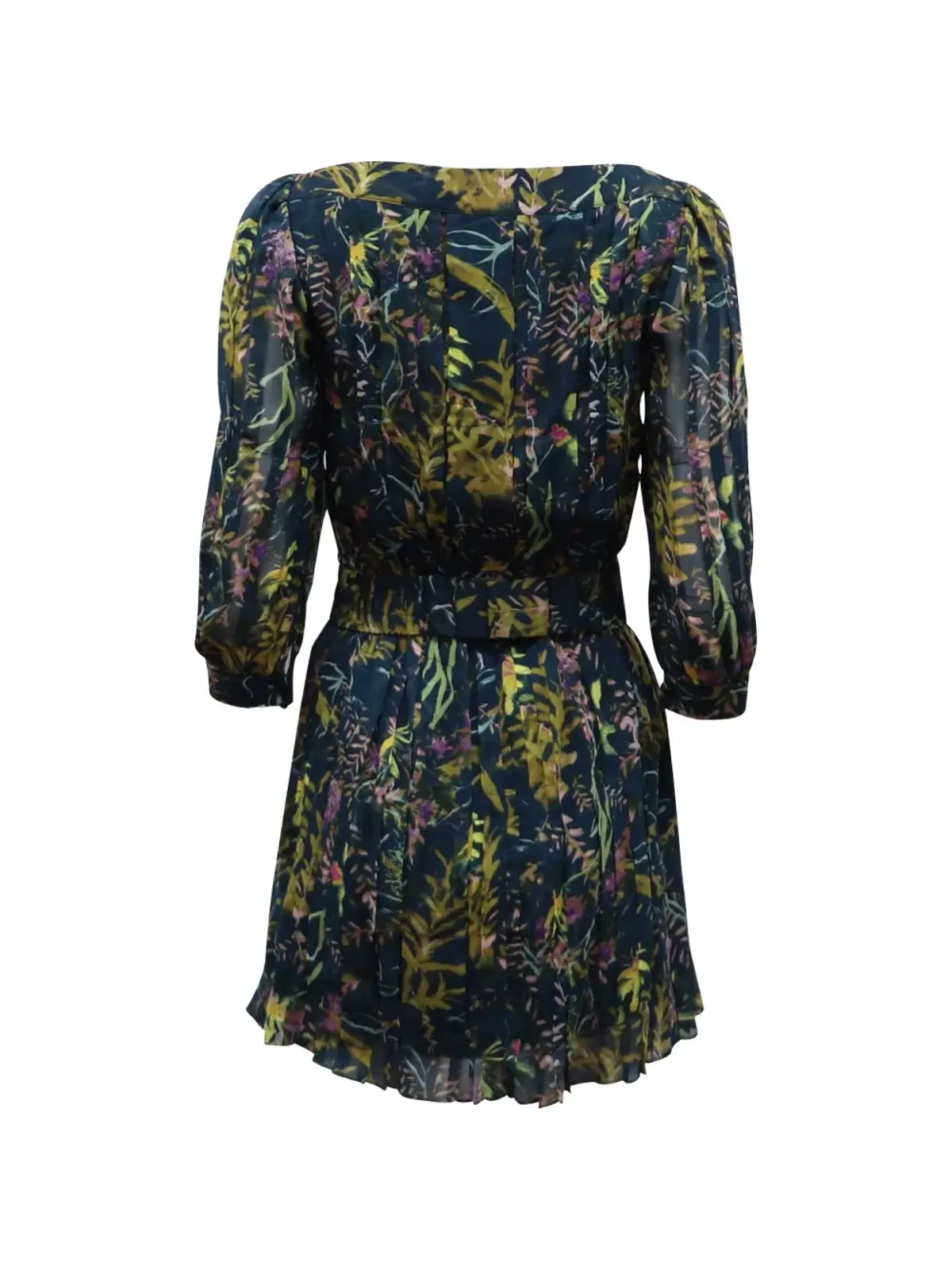 Diane Von Furstenberg Vintage square-neck mini dress - Blue - 画像2