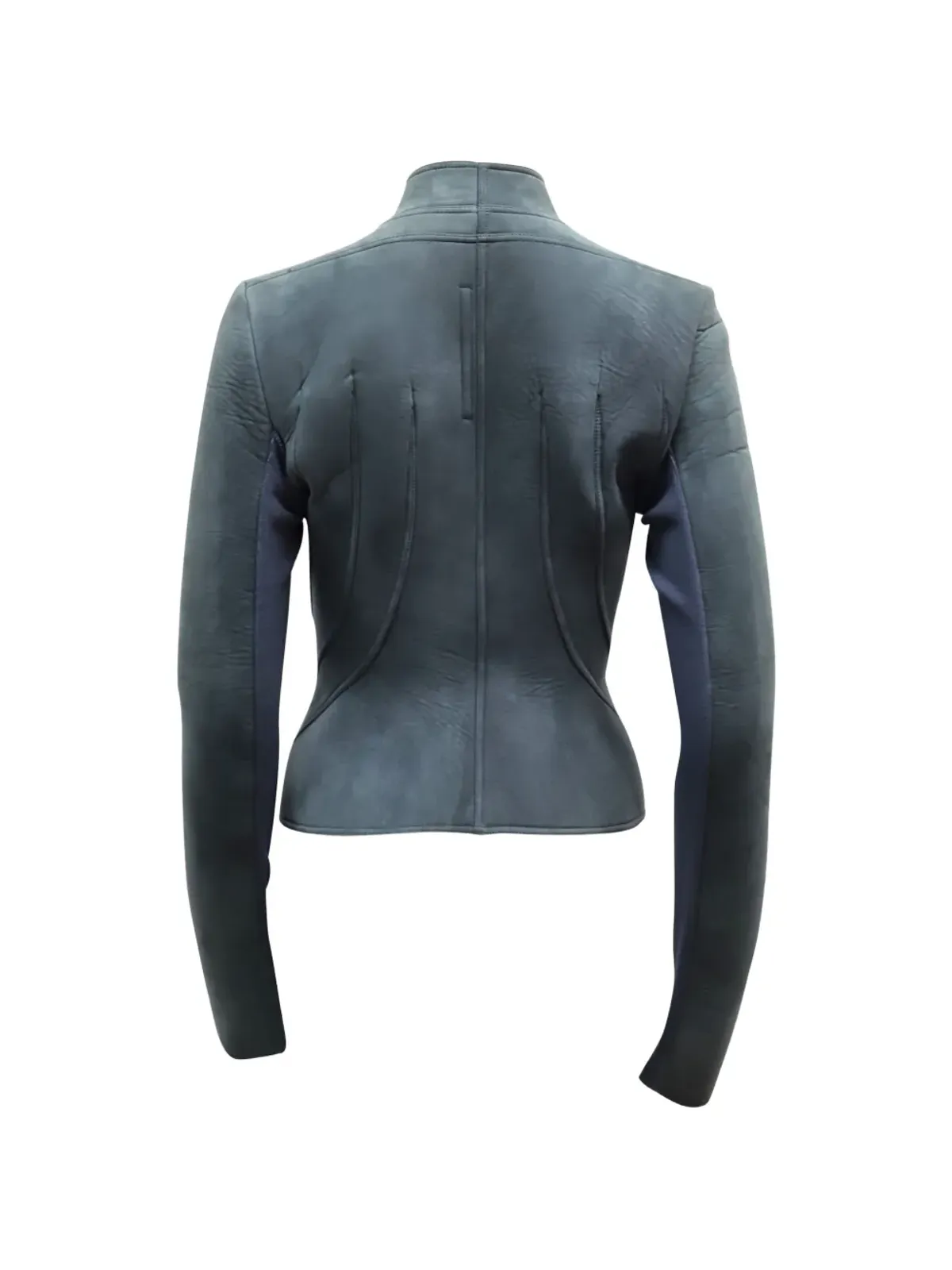 Rick Owens Vintage Campala panelled suede jacket - Grey - 画像2