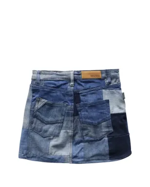 Zadig&Voltaire パッチワークデニムミニスカート - サムネイル2