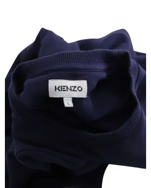 Kenzo Pre-Owned タイガーアップリケ付きスウェットシャツ ブルー - サムネイル3