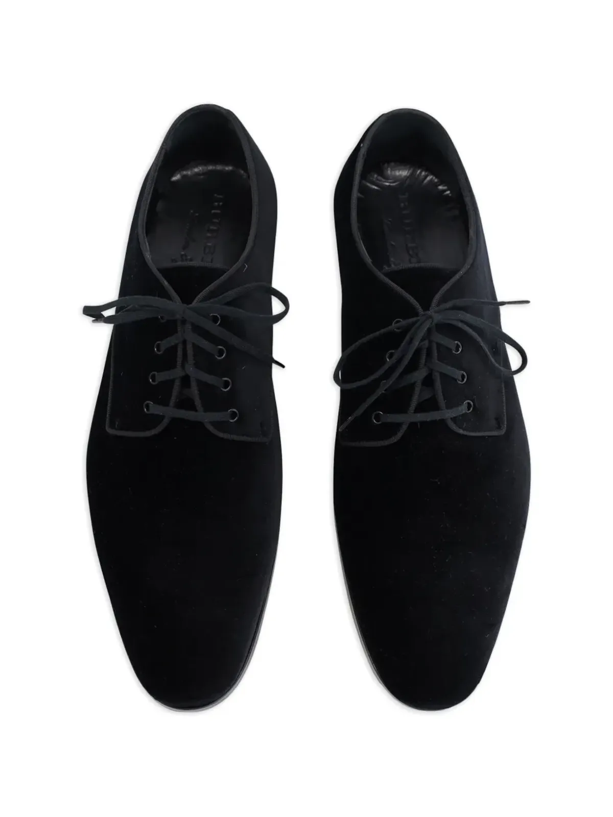 Burberry Pre-Owned レースアップダービーオックスフォード - ブラック - 画像4