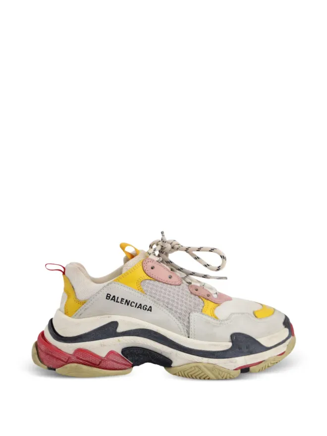 Balenciaga Pre-Owned Balenciaga Pre-Owned Triple S レザー スニーカー - ビンテージの商品画像