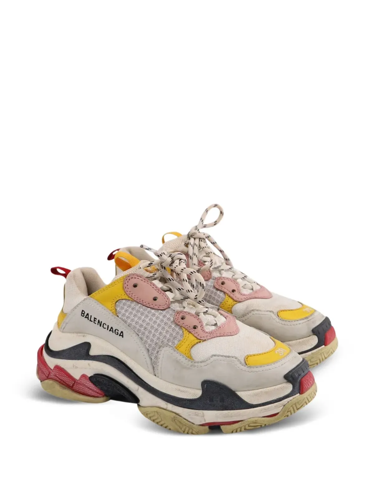 Balenciaga Pre-Owned Triple S レザー スニーカー - ビンテージ - 画像2