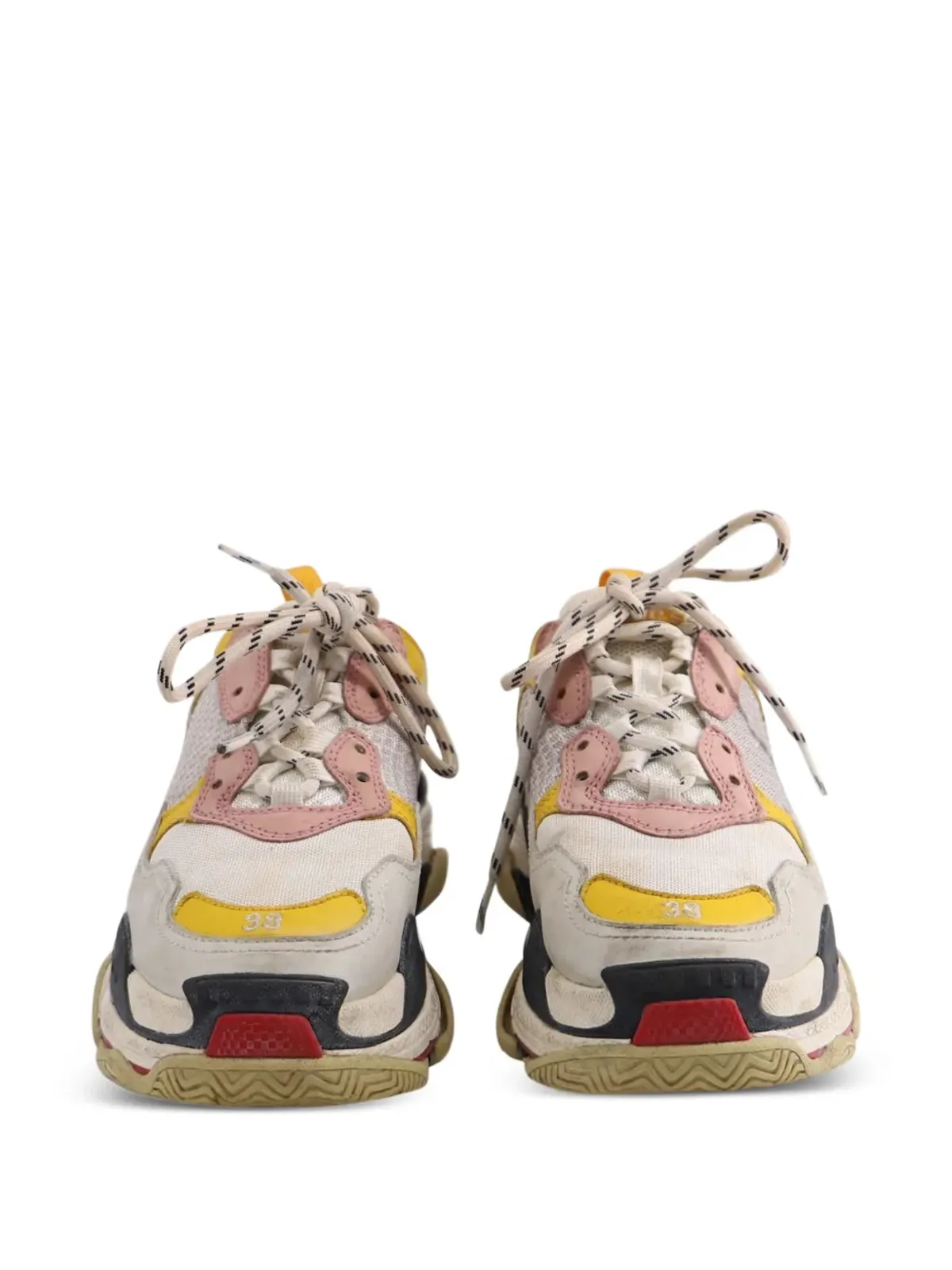 Balenciaga Pre-Owned Triple S レザー スニーカー - ビンテージ - 画像4