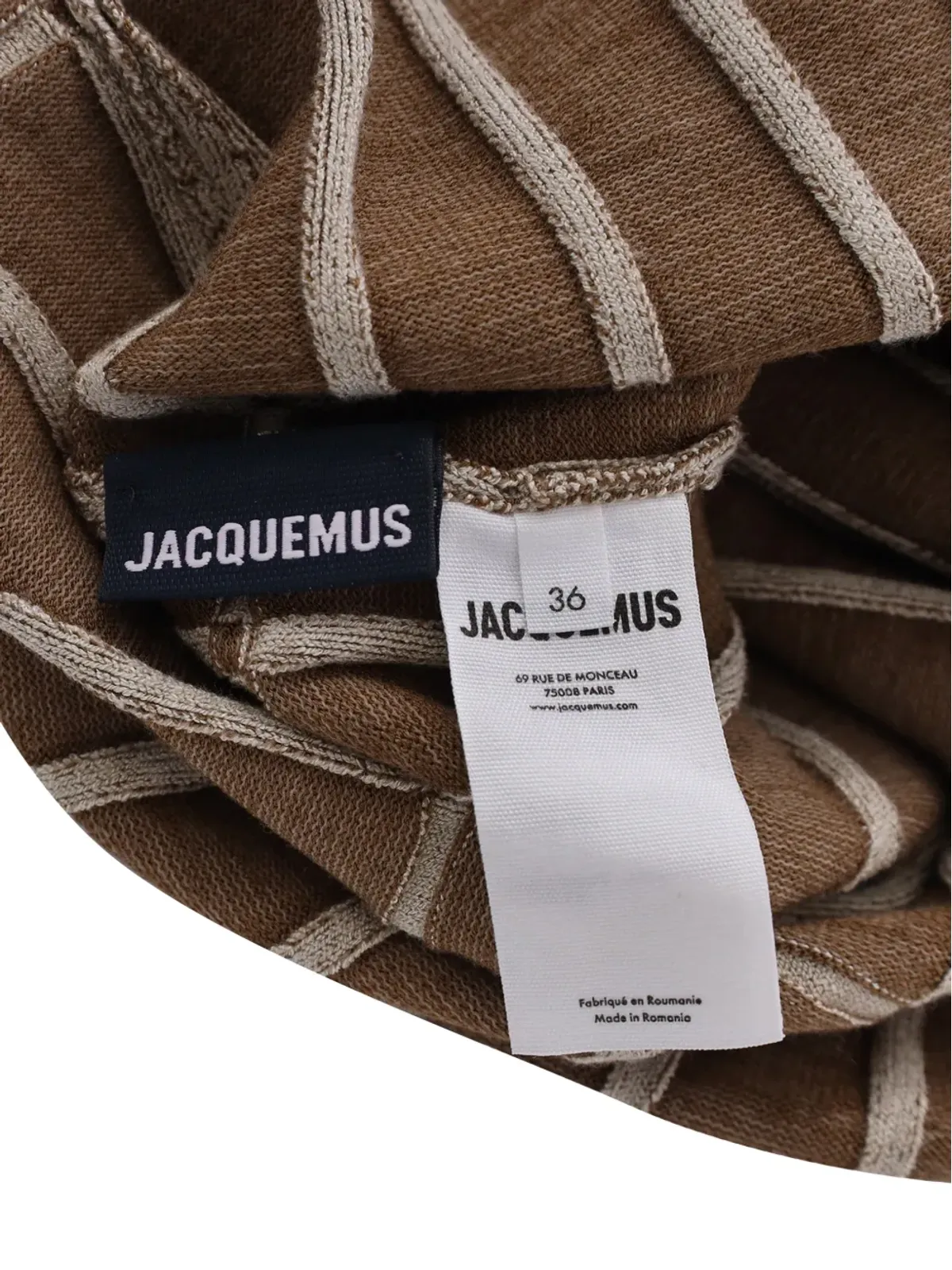 Jacquemus Pre-Owned ラ・ローブ チェック ミニドレス - 画像3