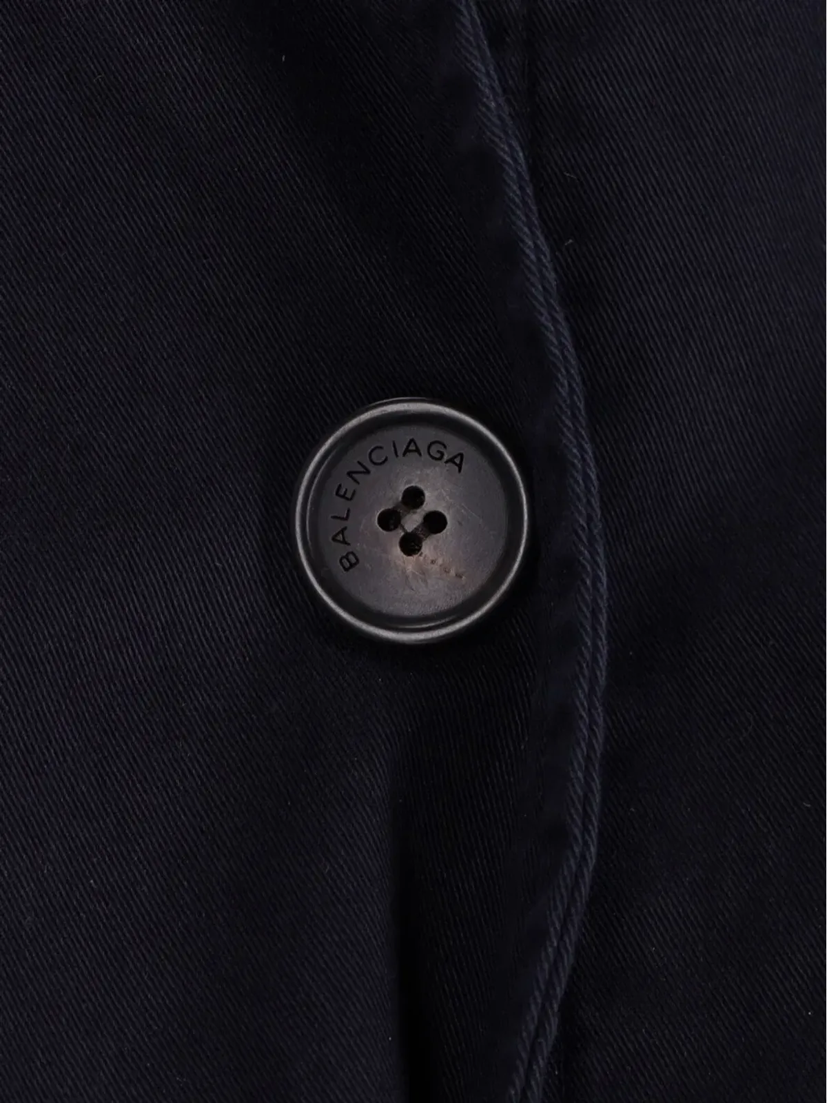 Balenciaga Pre-Owned 膝丈カーコート - Blue - 画像5