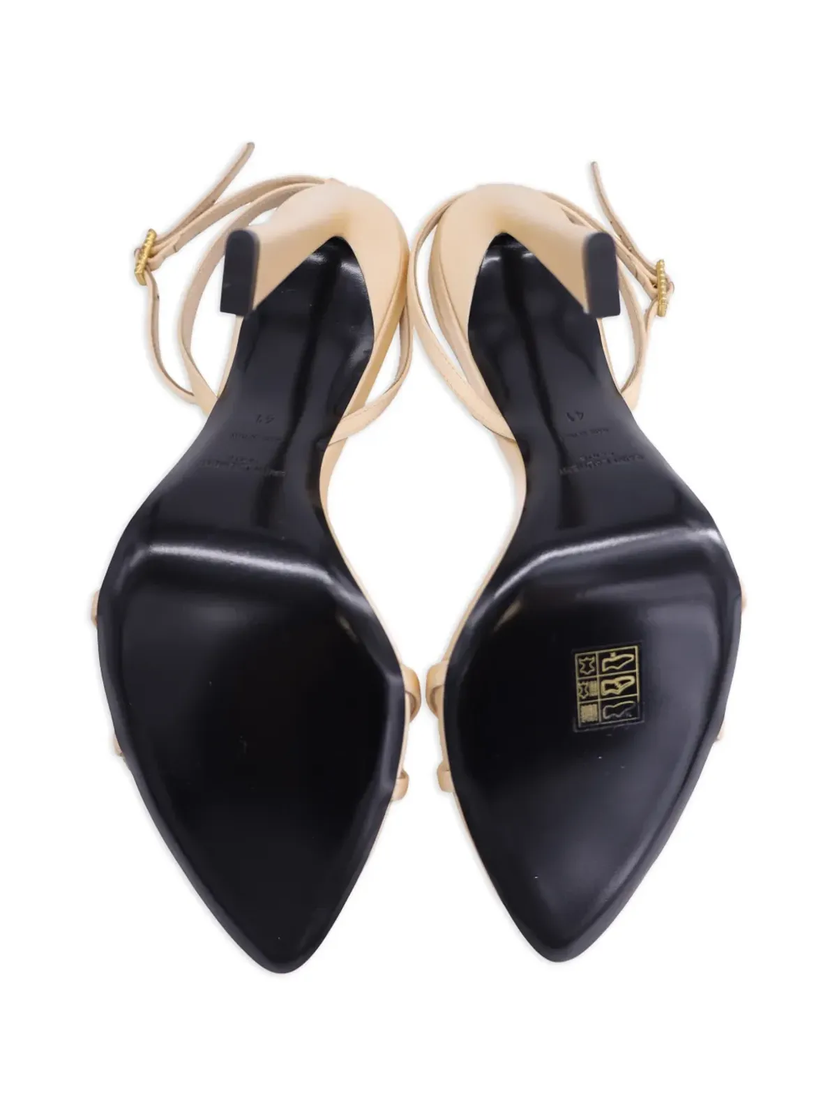 Saint Laurent Pre-Owned ジッピー・エンベリッシュド サンダル - 画像4