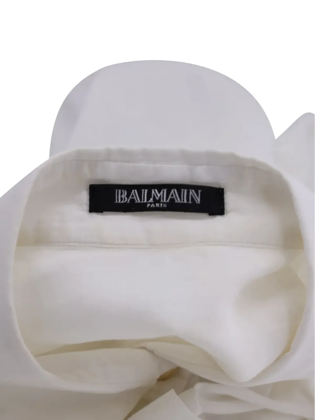 Balmain Pre-Owned ゴールドボタンパッチポケットシャツ - 画像5