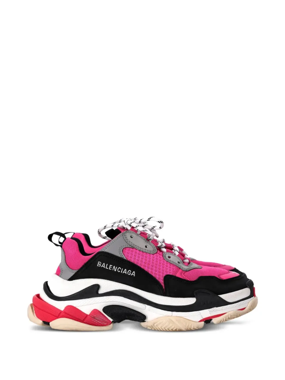 Balenciaga ビンテージ レースアップスニーカー - ピンク - 画像1