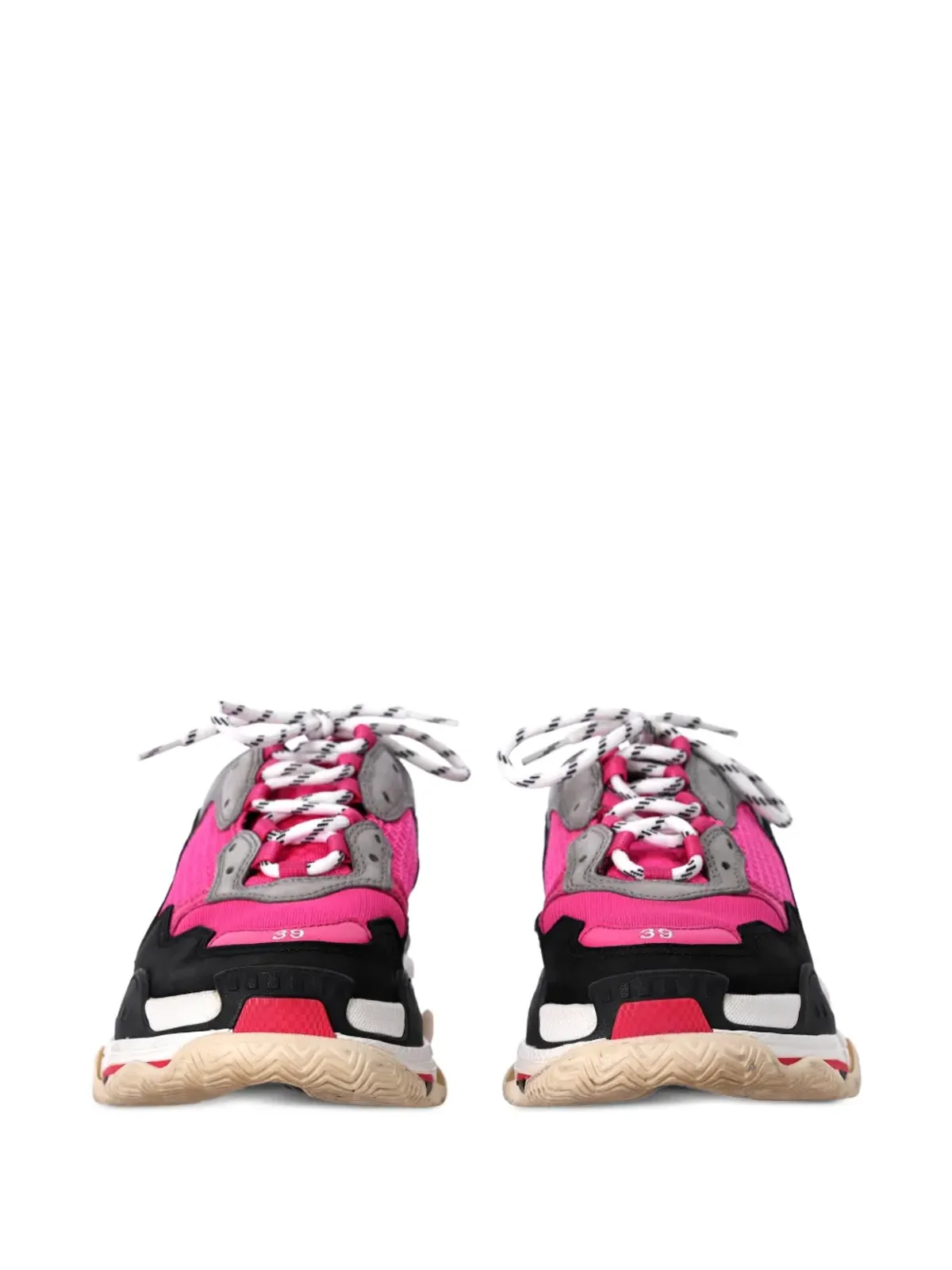 Balenciaga ビンテージ レースアップスニーカー - ピンク - 画像4
