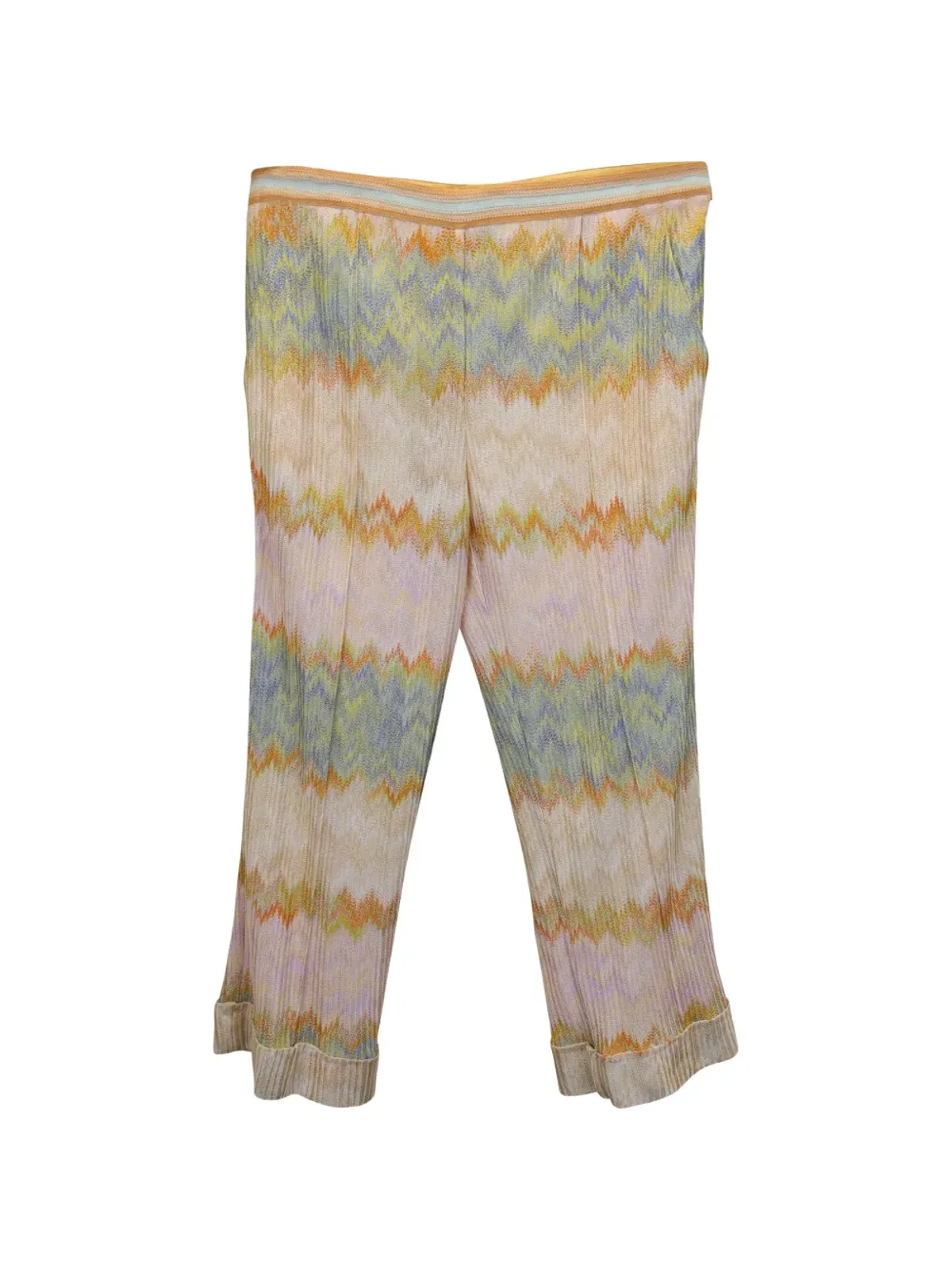 Missoni Pre-Owned ジグザグ柄パンツ - 画像1