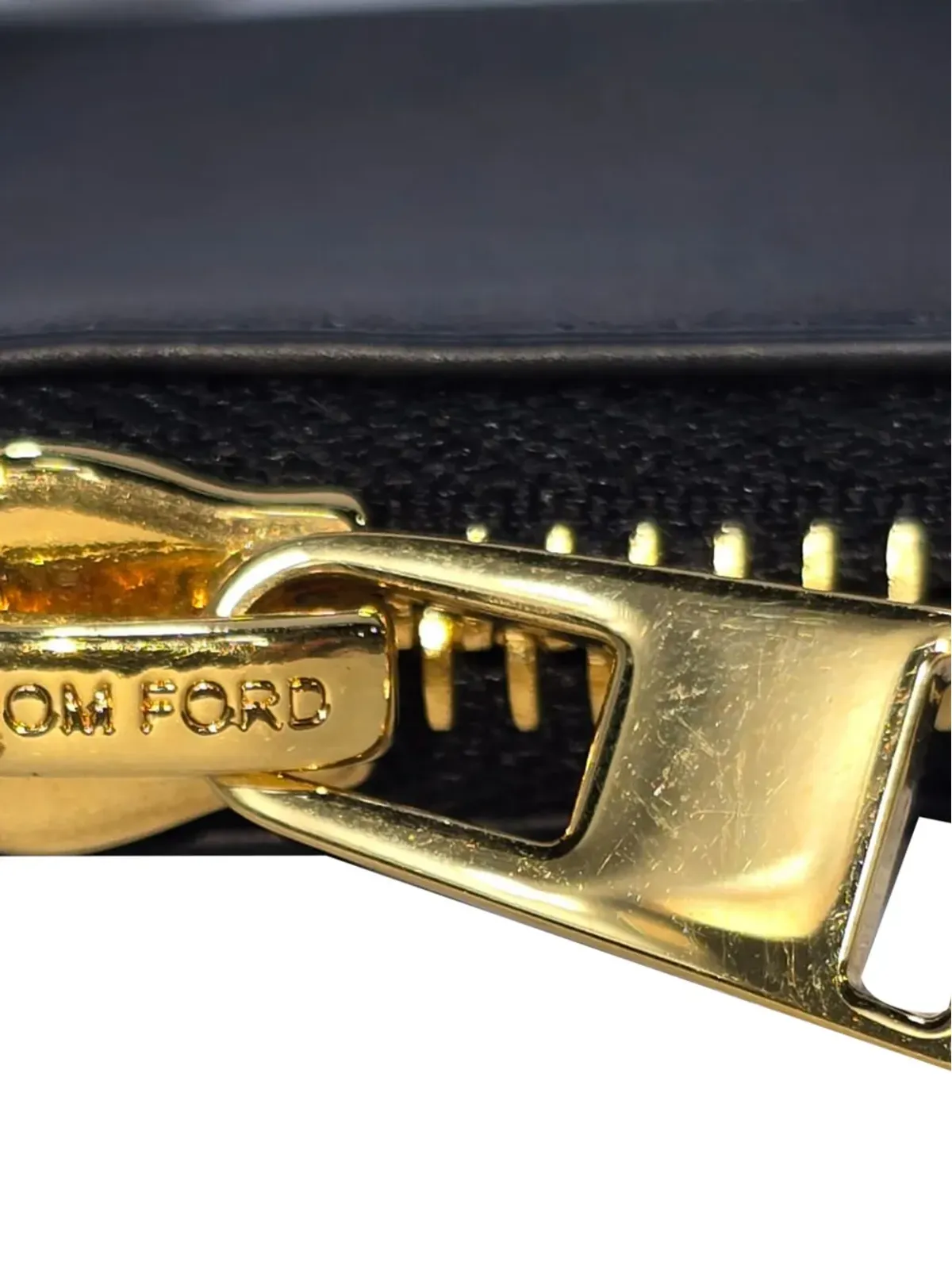 Tom Ford Vintage ストラップ付きレザー カードホルダー - 画像4