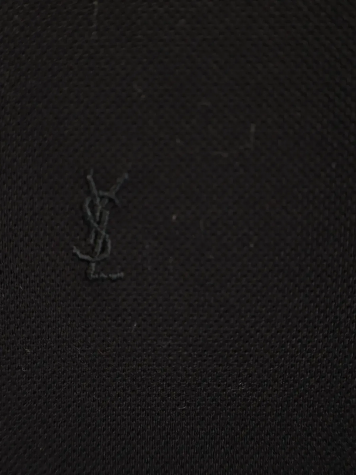 Saint Laurent Pre-Owned カサンドレ ロゴ刺繍ポロシャツ - 画像3