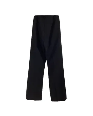 Saint Laurent Pre-Owned ワイドレッグ ウールパンツ ブラック - サムネイル1