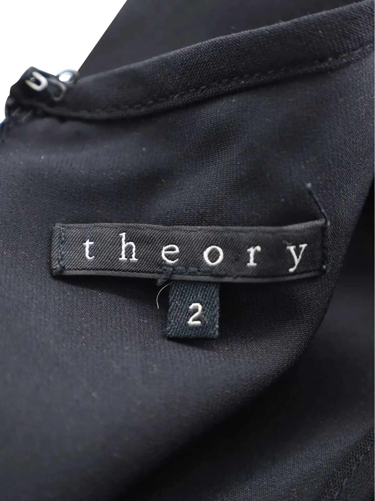 Theory round-neck mini dress - Black - 画像4