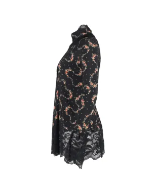 Paco Rabanne Pre-Owned ハイネック花柄プリントトップ - サムネイル3