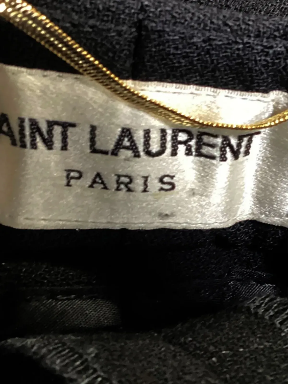 Saint Laurent Pre-Owned スリムフィットパンツ（ブラック） - 画像3
