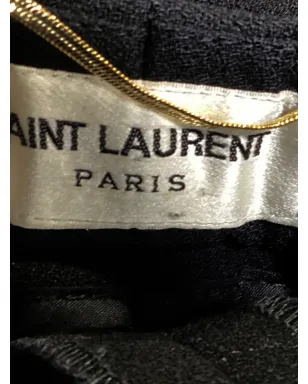 Saint Laurent Pre-Owned スリムフィットパンツ（ブラック） - サムネイル3