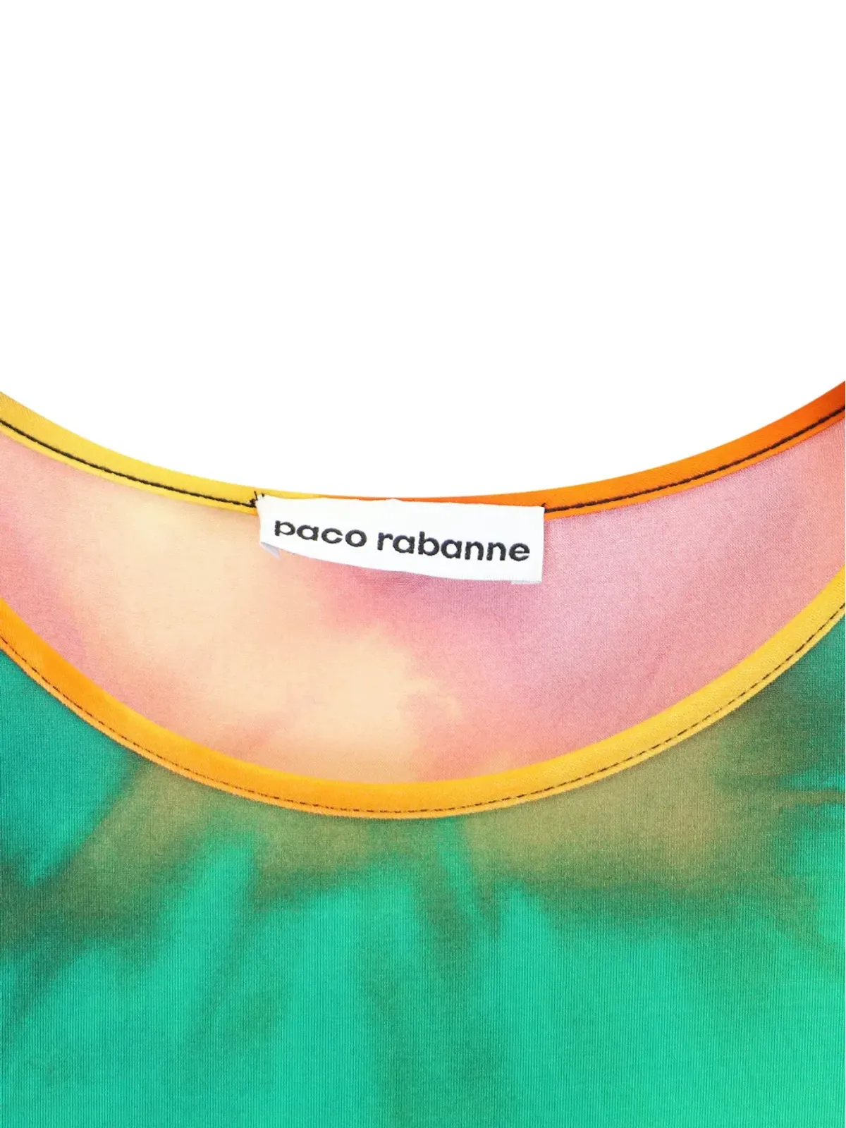 Paco Rabanne Pre-Owned タイダイ柄マキシドレス - 画像3