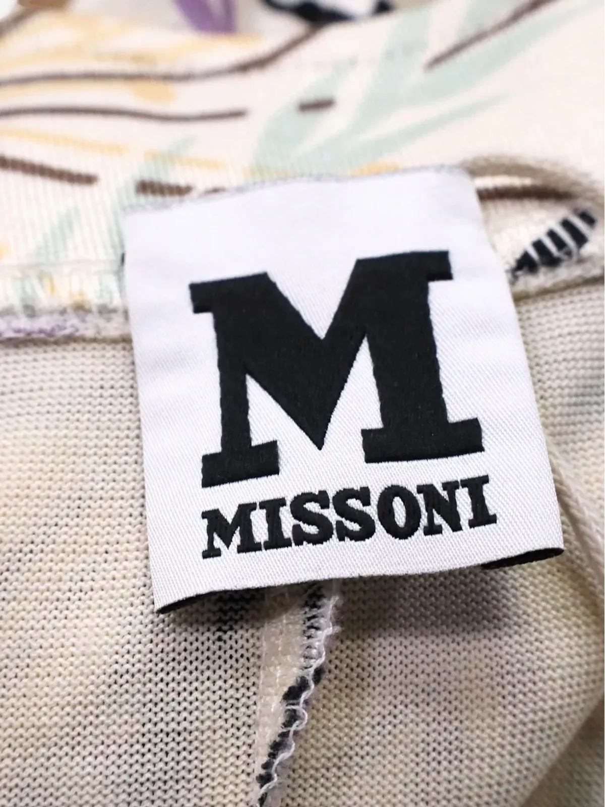 Missoni Pre-Owned プリント柄タイラップ ミディドレス - 画像2