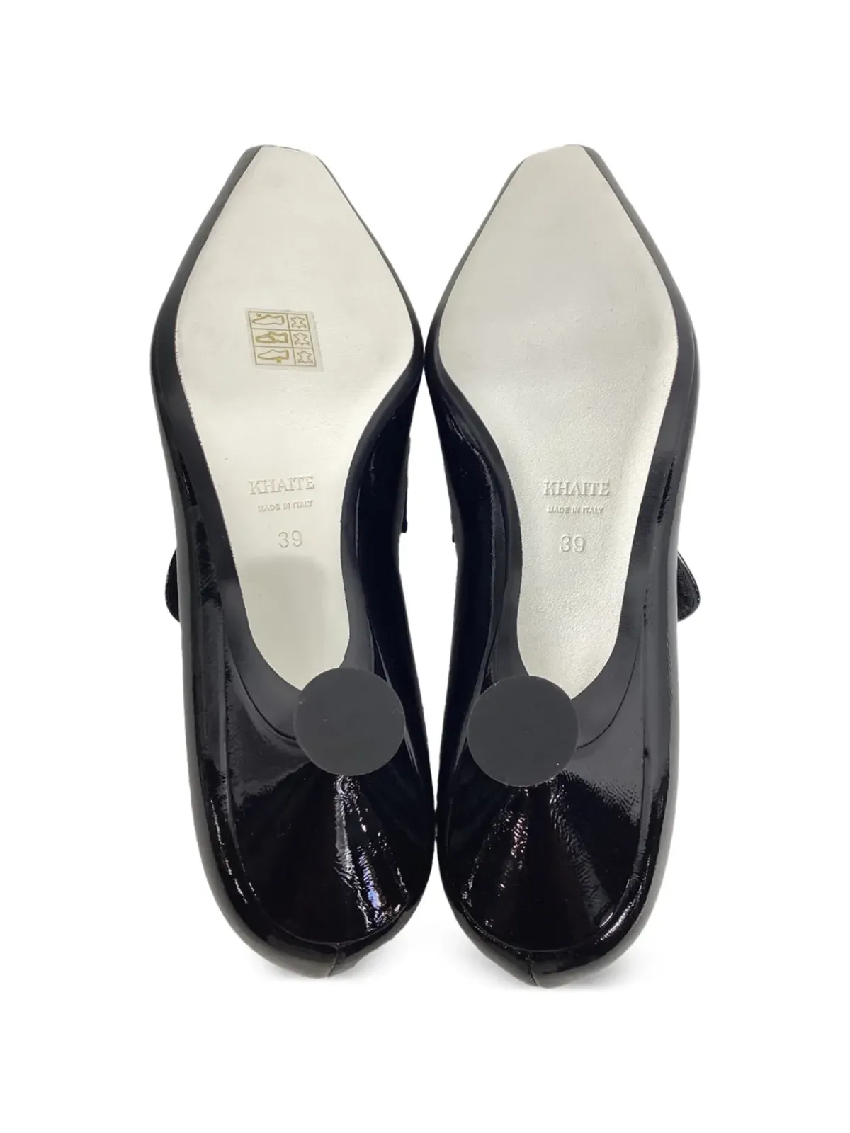 KHAITE Pre-Owned キングポイントトゥ ローファー - ブラック - 画像5