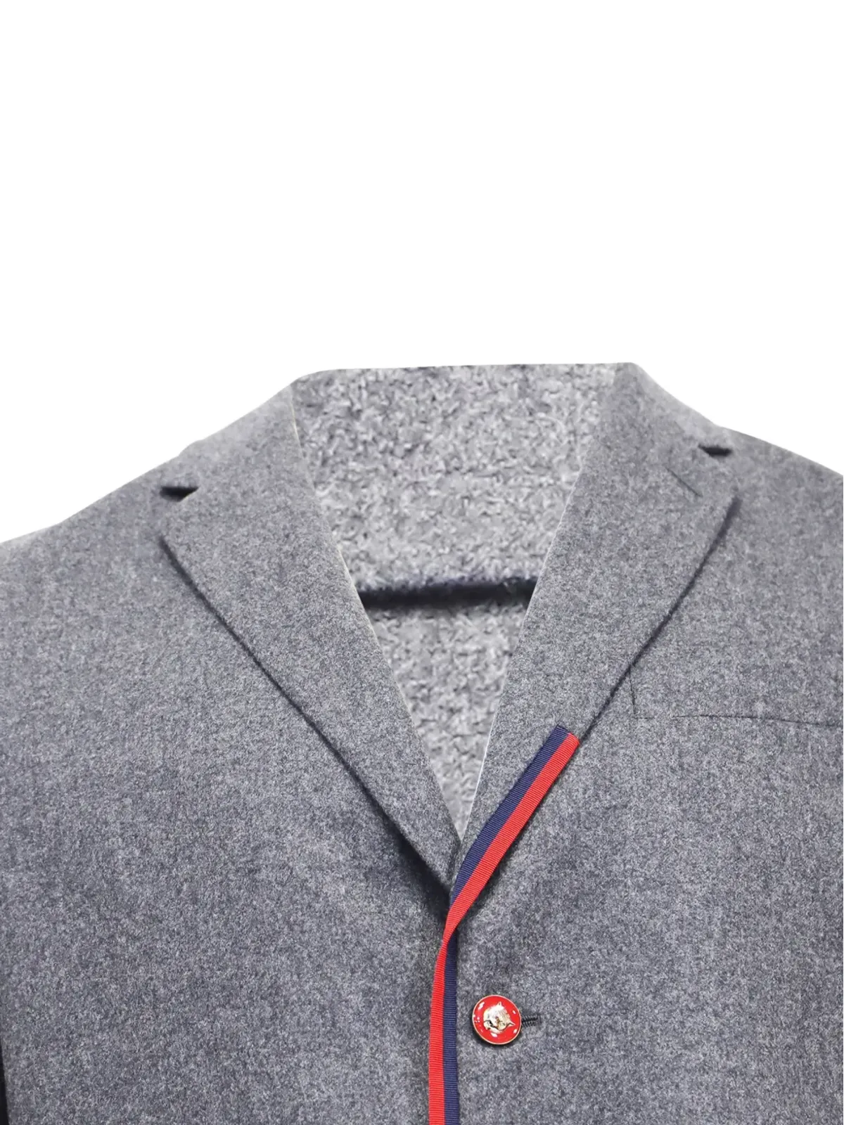 Gucci ビンテージ Cambridge フラップポケット ブレザー - グレー - 画像4