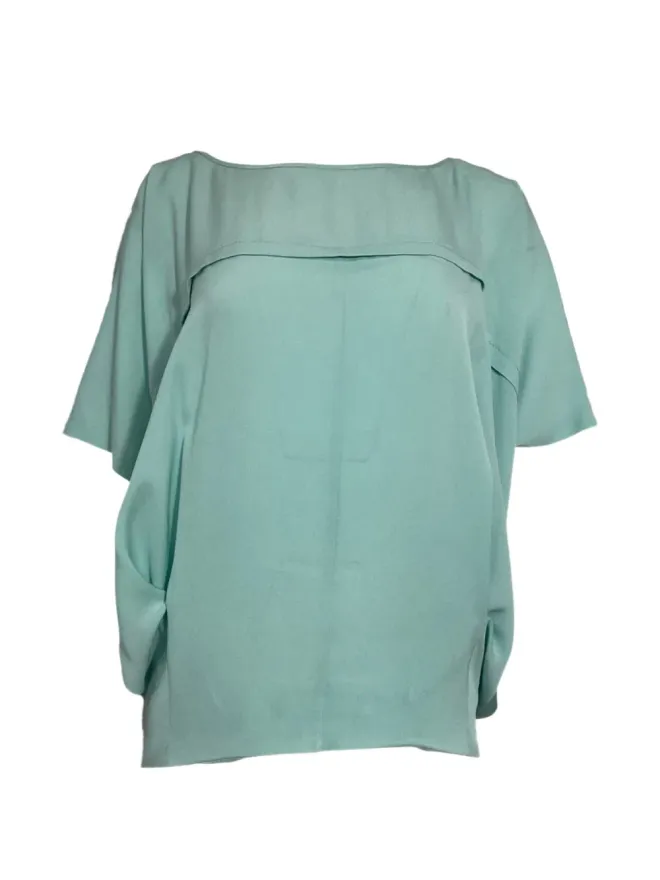 Diane Von Furstenberg Vintage Diane Von Furstenberg Vintage 半袖シルクブラウスの商品画像