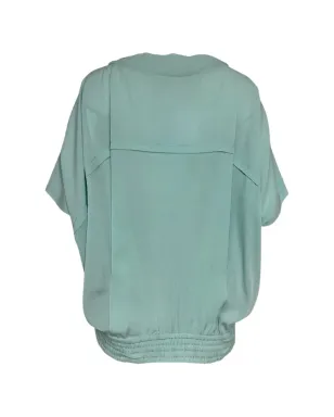 Diane Von Furstenberg Vintage 半袖シルクブラウス - サムネイル2