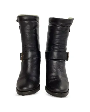 Jimmy Choo Pre-Owned シアリング・バックルディテール・ブーツ - サムネイル5