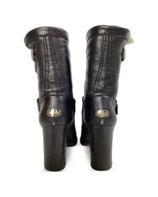 Jimmy Choo Pre-Owned シアリング・バックルディテール・ブーツ - サムネイル3