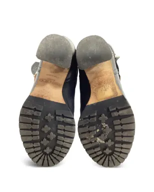 Jimmy Choo Pre-Owned シアリング・バックルディテール・ブーツ - サムネイル4