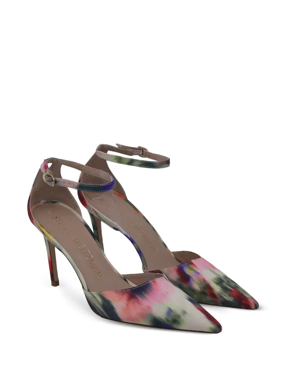 Stuart Weitzman アンクルストラップヒールパンプス - ニュートラル - 画像2