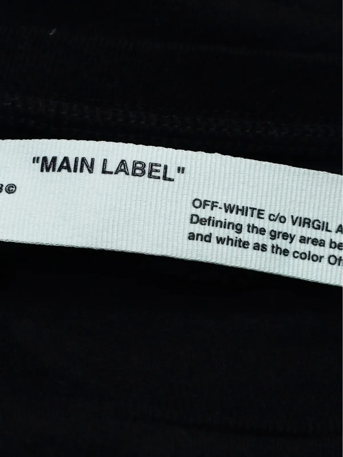Off-White Pre-Owned ロゴプリントTシャツ ブラック - 画像4