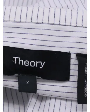 Theory ストライプ柄 ベルト付き シャツドレス - サムネイル4