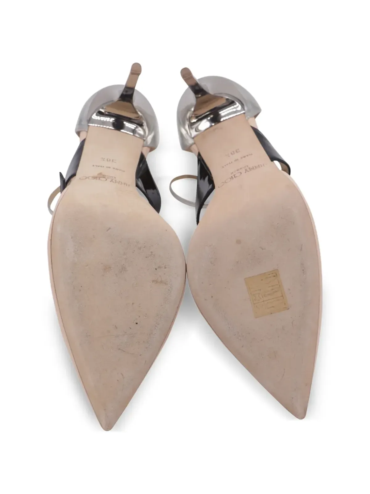 Jimmy Choo Pre-Owned D'Orsay アンクルストラップ付きハイヒールパンプス - 画像3
