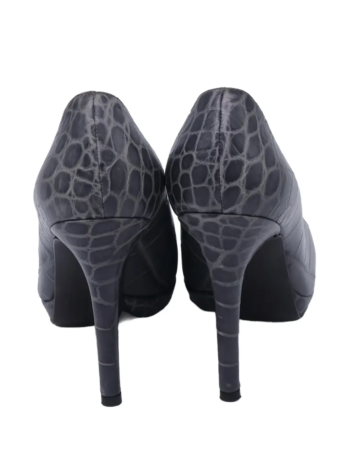 Stuart Weitzman エンボス加工のラウンドトゥパンプス - 画像3