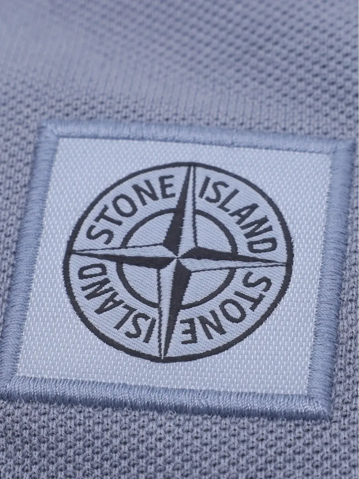 Stone Island 長袖ボタン付きポロシャツ（ブルー） - 画像5