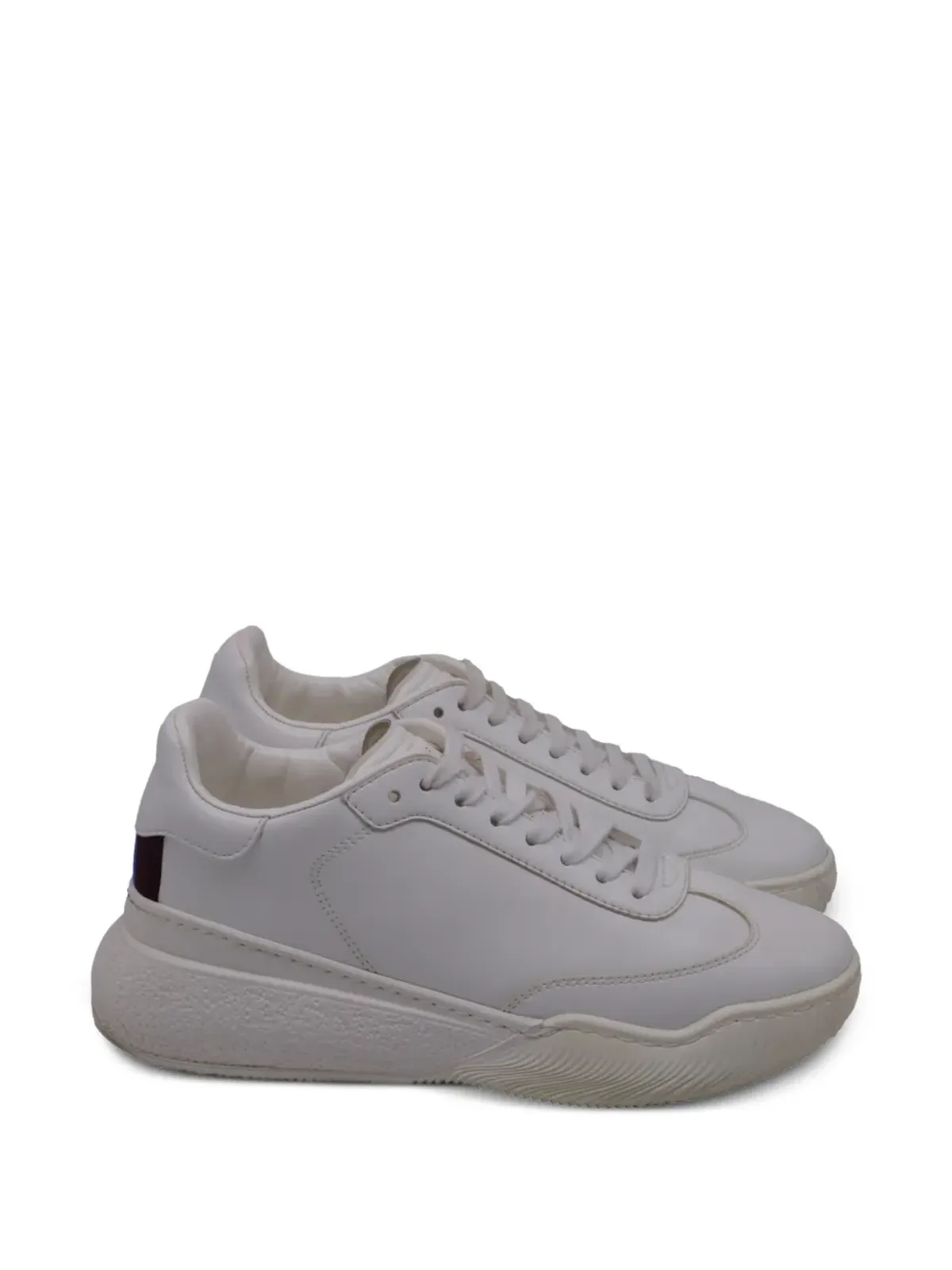 Stella McCartney Pre-Owned ループ ロー・トップ レザー スニーカー - ホワイト - 画像1