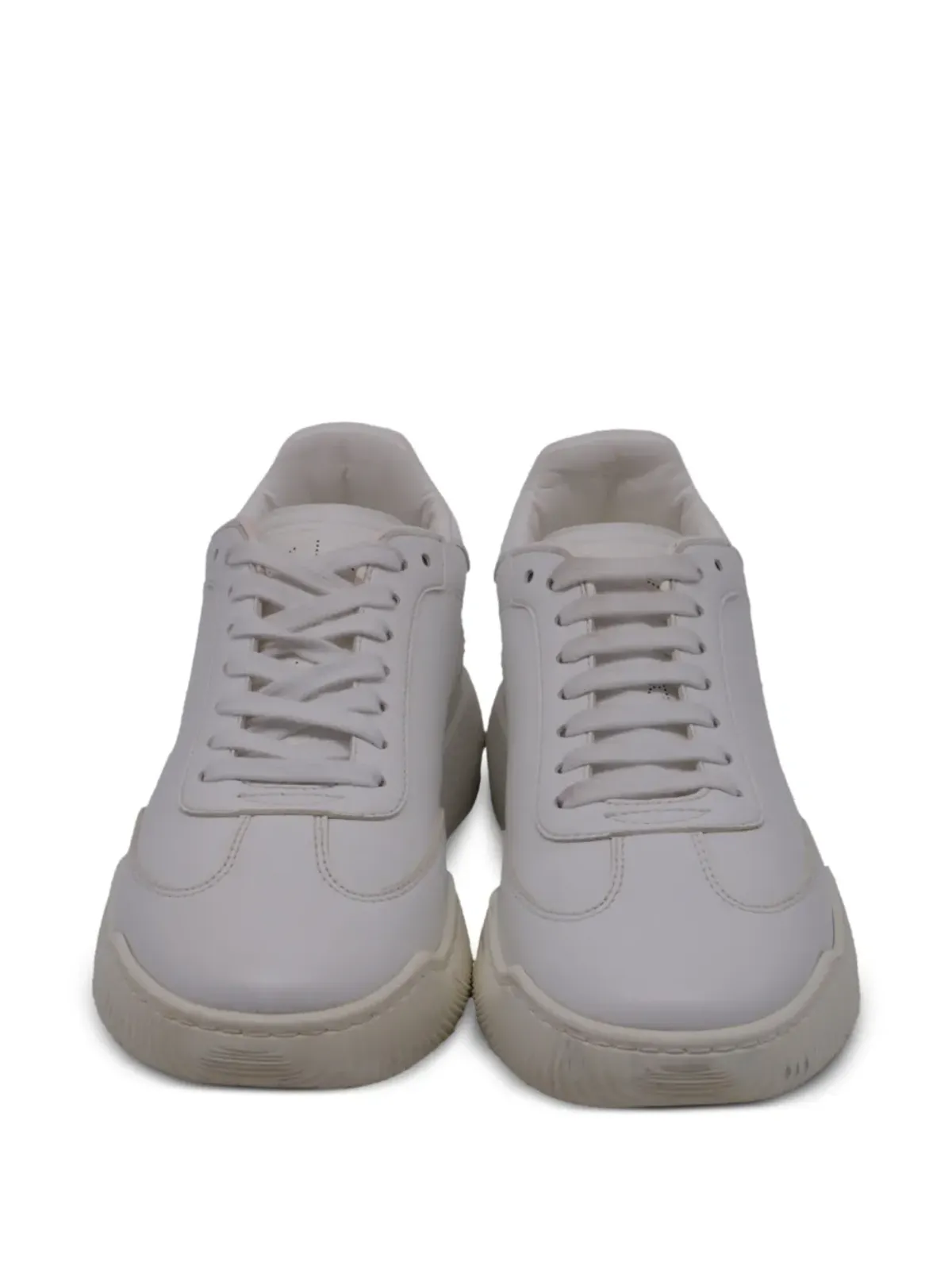 Stella McCartney Pre-Owned ループ ロー・トップ レザー スニーカー - ホワイト - 画像4