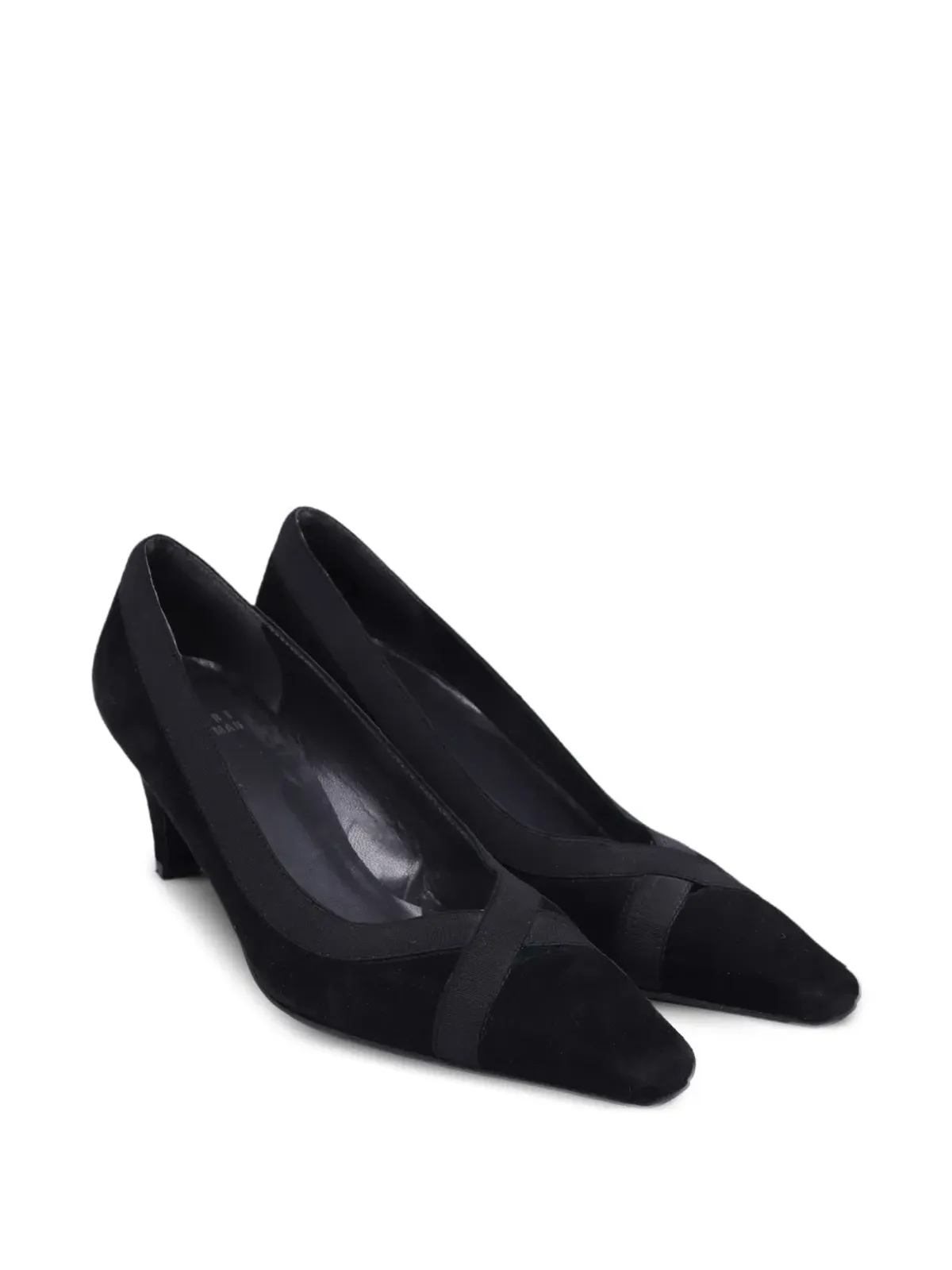 Stuart Weitzman ポイントトゥー・スエード・ヒールド・パンプス - 画像2