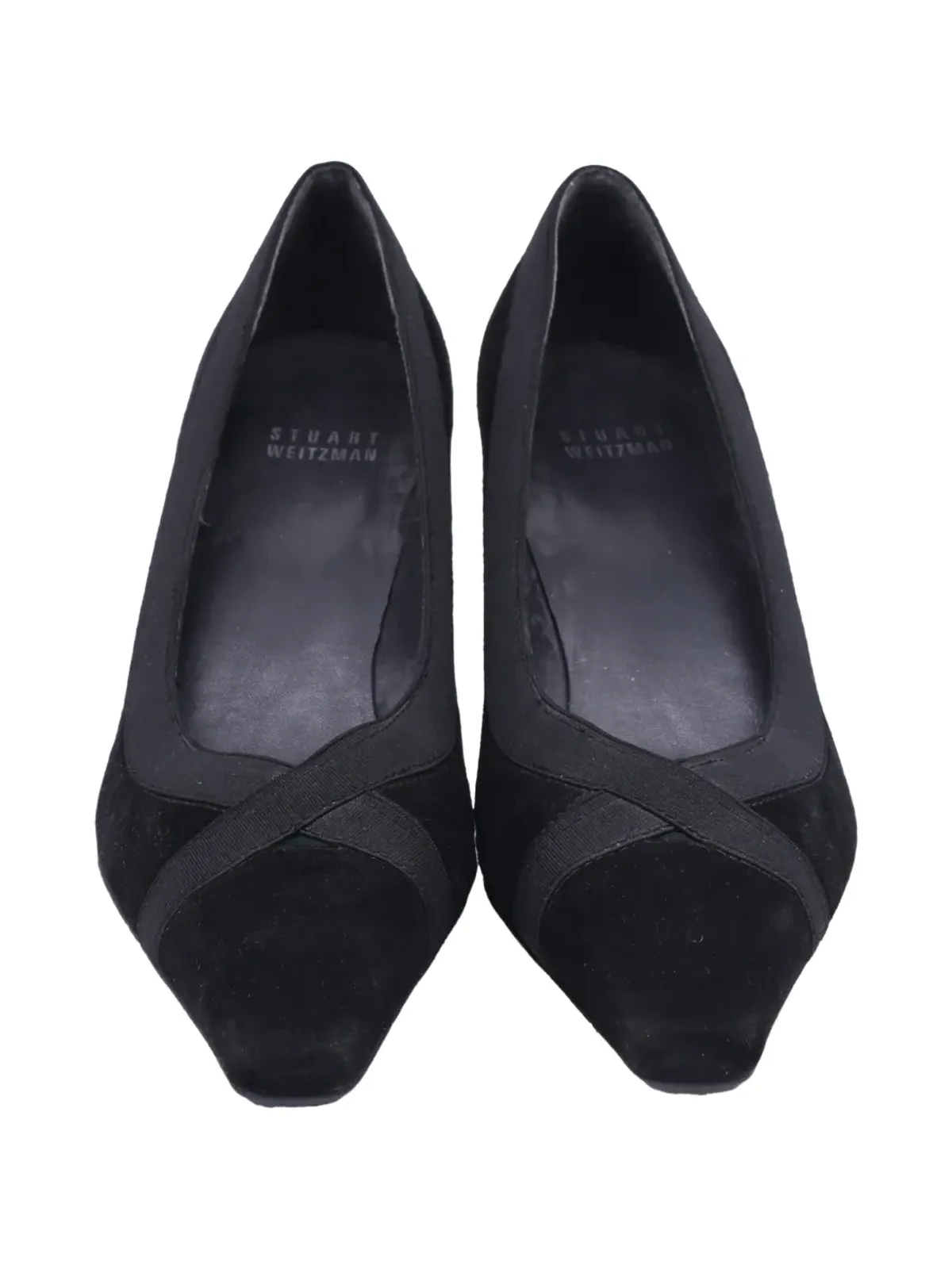 Stuart Weitzman ポイントトゥー・スエード・ヒールド・パンプス - 画像4