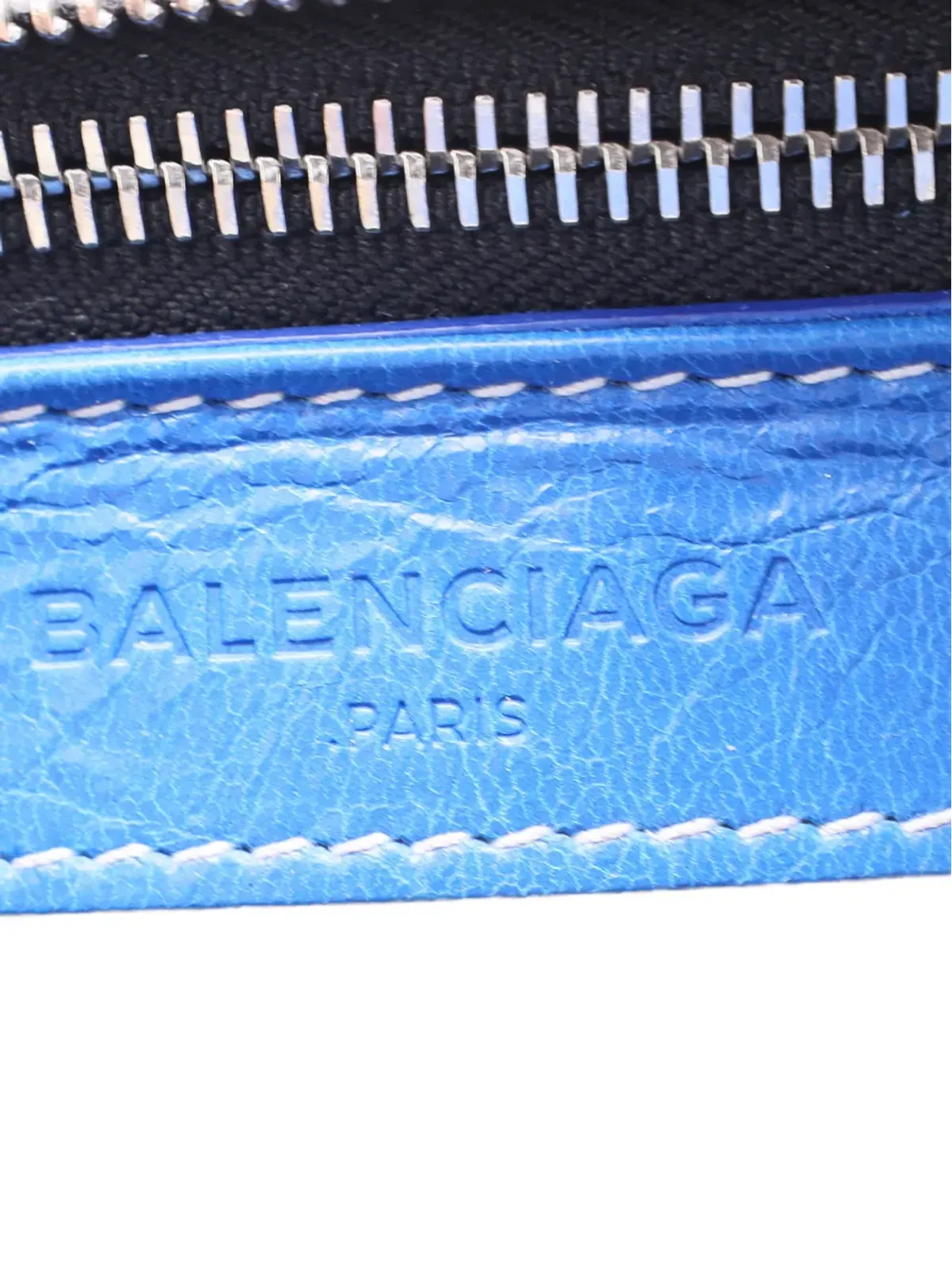 Balenciaga Pre-Owned バザールストライプ トートバッグ - 画像5