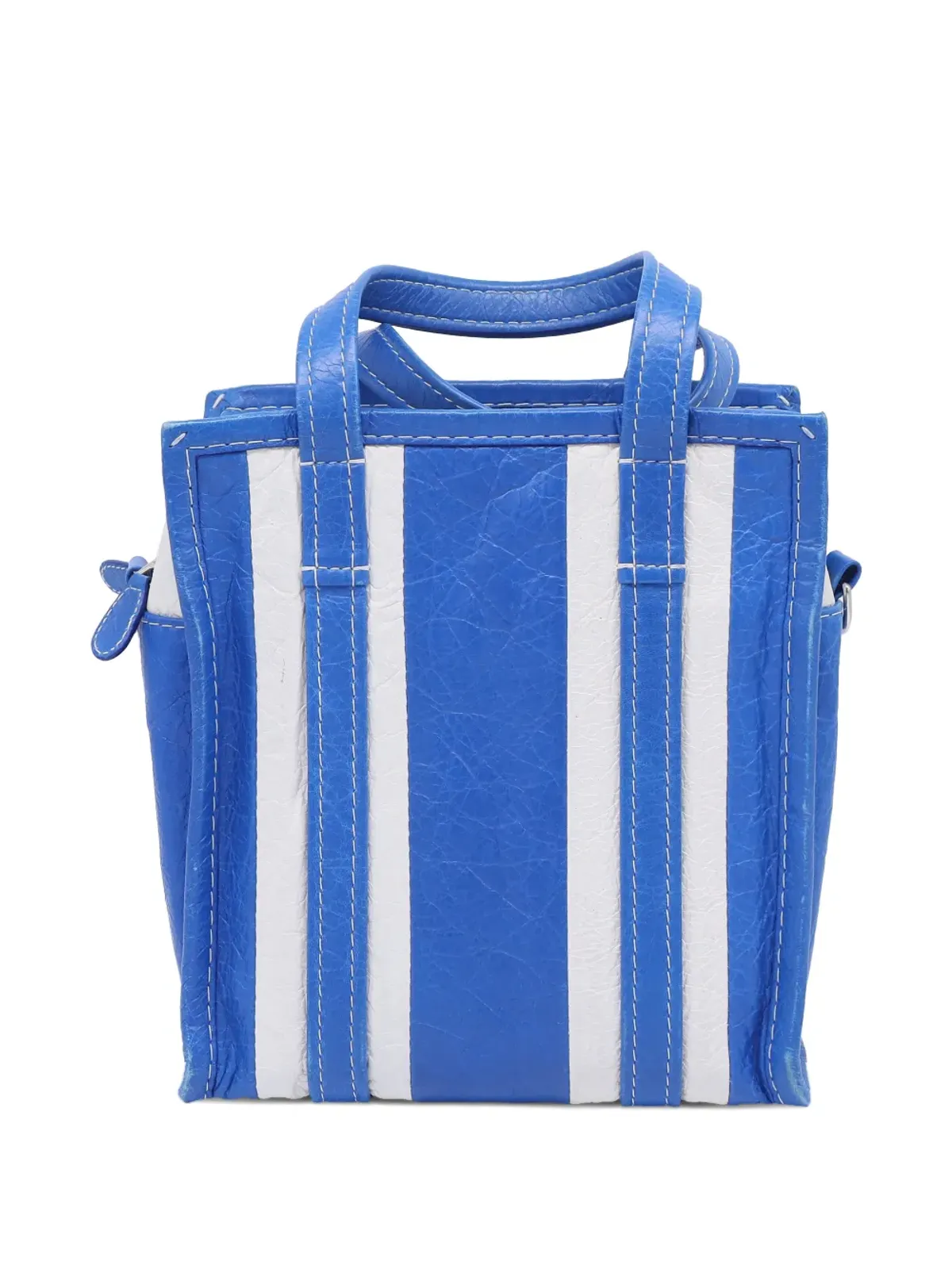 Balenciaga Pre-Owned バザールストライプ トートバッグ - 画像2