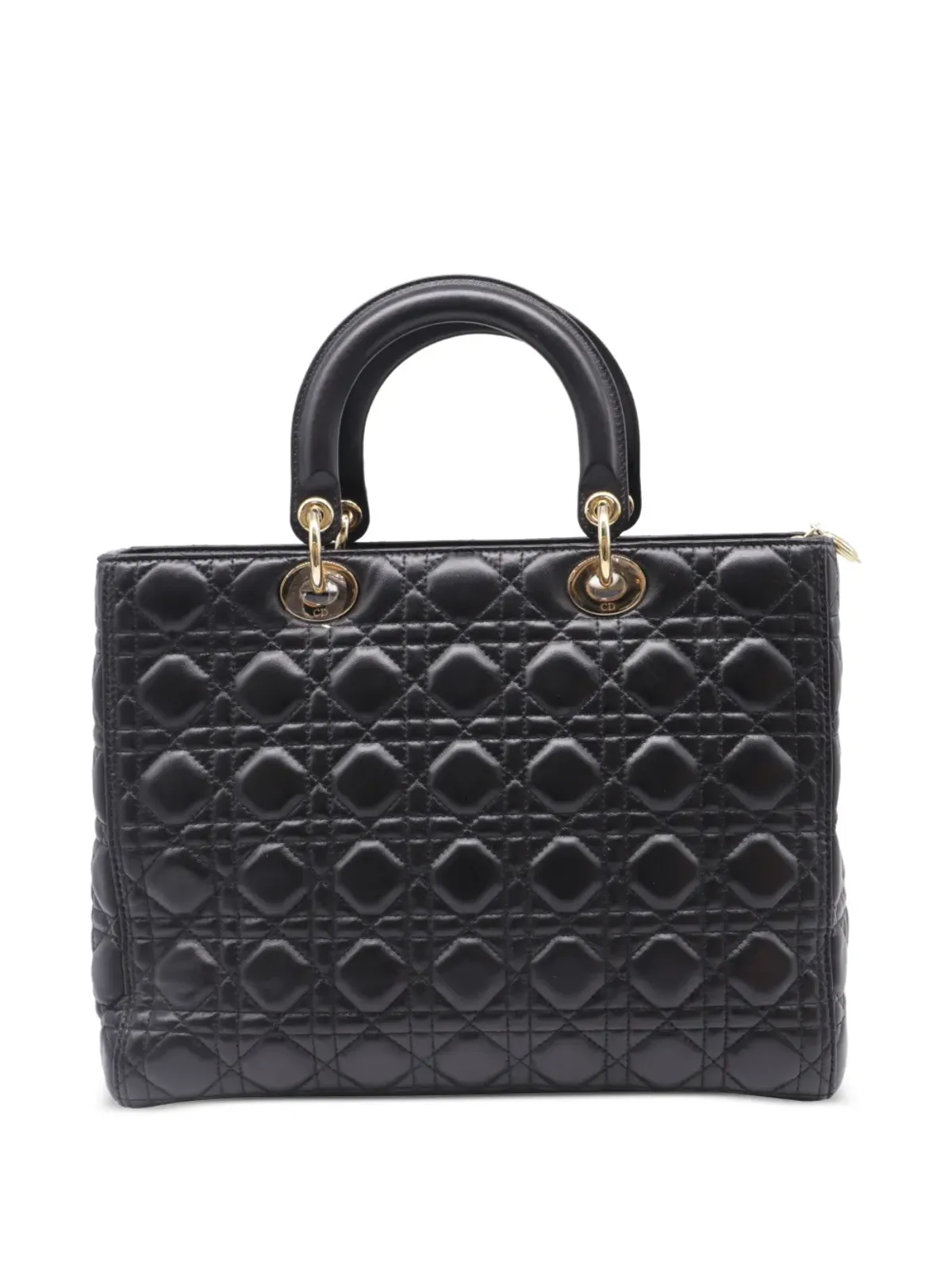 Christian Dior Vintage レディ ディオール トップハンドル トートバッグ - 画像2