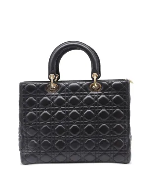 Christian Dior Vintage レディ ディオール トップハンドル トートバッグ - サムネイル2