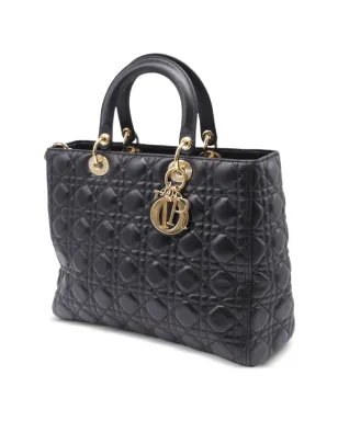 Christian Dior Vintage レディ ディオール トップハンドル トートバッグ - サムネイル3