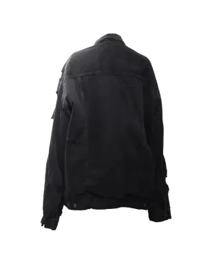 Balenciaga Pre-Owned Unity Sports distressed jacket - Black - サムネイル2