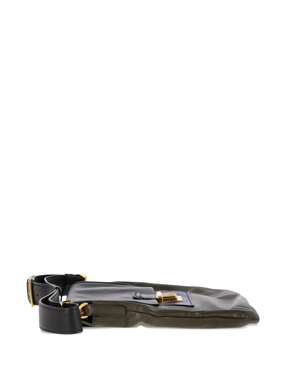 Miu Miu Pre-Owned フラップレザーショルダーバッグ - 画像3