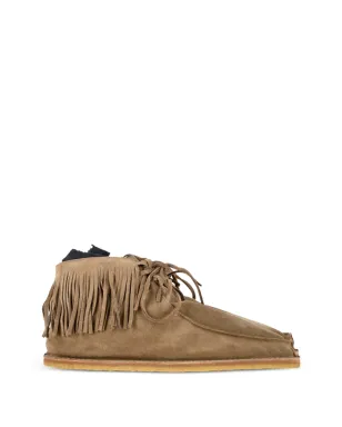 Saint Laurent Pre-Owned Nino フリンジ付きスエード アンクルブーツ - サムネイル1