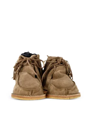 Saint Laurent Pre-Owned Nino フリンジ付きスエード アンクルブーツ - サムネイル4